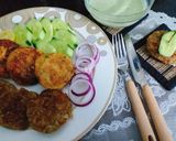 A picture of step 7 of Chinese fusion kababs platter.
