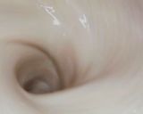 A picture of step 4 of Brownie shake.