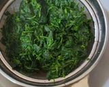 A picture of step 1 of Bathua bhujia.