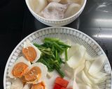 รูปขั้นตอนการทำที่ 1 ของ หมึกผัดไข่เค็ม
