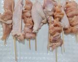 A picture of step 2 of Chicken Suya.