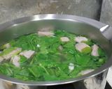 莧菜貢丸蛋花湯的食譜步驟3照片
