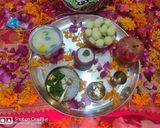 पंचामृत प्रसाद,मक्खन मिश्री प्रसाद,मावा के पेड़े रेसिपी चरण 13 फोटो