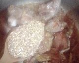 A picture of step 3 of Mutton karahi.
