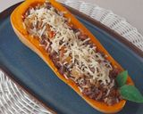 Foto del paso 9 de la receta: Calabaza rellena de carne, verduras y arroz