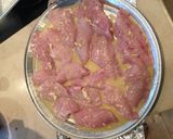 A picture of step 2 of Marinated Sea Bass.