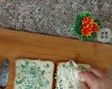 A picture of step 6 of Domino's style cheesy Garlic Bread.
