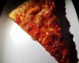 A picture of step 6 of Chicken Mortadella Cheetos pizza😋👍.