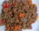 A picture of step 5 of Mince with pasta sauce.