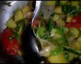 A picture of step 5 of Vegetables rice.