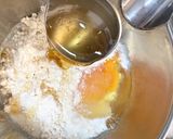 A picture of step 3 of Easy Imagawa-yaki (Obanyaki) with Pancake Mix in a Skillet.
