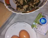 Une image de l'étape 1 de Ma Quiche aux épinards et poulet.