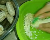 Foto langkah ke 2 dari resep Barobbo' bubur jagung khas bugis.