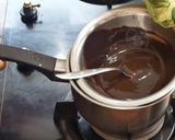 Foto langkah ke 4 dari resep Brownies Panggang Kopi Shiny Crust /fudgy brownies shiny crust.