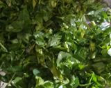 A picture of step 1 of Methi Paratha.