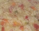 A picture of step 4 of Vegetable rice porridge.