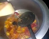 A picture of step 5 of Chatpati Bhindi.