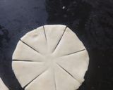 A picture of step 5 of Shakkarpara.