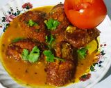 A picture of step 5 of ChhenaTarkary (Curry).