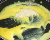 A picture of step 7 of Sesame and Oreo biscuit custard.