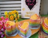 Foto langkah ke 8 dari resep Rainbow Steam Cake.