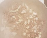 A picture of step 1 of Stuffed Cabbage Soup.