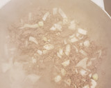 A picture of step 1 of Stuffed Cabbage Soup.
