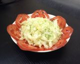 Foto del paso 1 de la receta: Ensalada de col y tomate