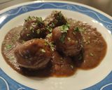 Foto del paso 7 de la receta: Albóndigas al Horno en Salsa de Carrilleras de Ternera