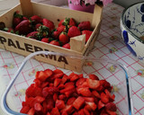 Foto del paso 1 de la receta: Fresas al zumo de naranja
