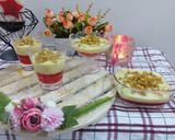 A picture of step 6 of Apple custard pudding.
