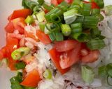 A picture of step 3 of Jamaican brown stew fish.