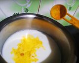 A picture of step 2 of Turmeric immunity booster milk.