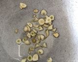 A picture of step 2 of Corn spinach sandwich.