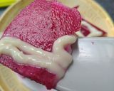 Foto langkah ke 4 dari resep Puding Buah Naga w/ Cream Cheese.