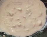 Une image de l'étape 8 de Spaghettis de Poireaux, Crème de Camembert, Émietté de Pancetta.