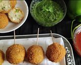 A picture of step 10 of Potato Vermicelli Cutlet.