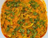 A picture of step 10 of Dhaba style Guvarnu shaak (Cluster beans curry).