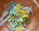 Foto del paso 2 de la receta: Ensalada de espinacas y arúgula con naranja