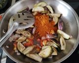 A picture of step 3 of South Indian lunch.