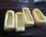 Foto del paso 4 de la receta: Lomo envuelto en panceta con cajita de papa rellena y cebollas