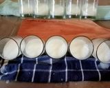 Foto langkah ke 2 dari resep Puding Susu Buah Naga.