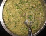 A picture of step 2 of Drumsticks leaves chila.