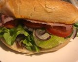 A picture of step 3 of Sandwich cubano.
