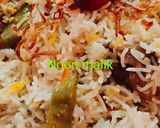 A picture of step 9 of Beef yakhnipulao.