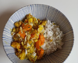 Foto del paso 5 de la receta: Coliflor asada en salsa suave de curry con arroz basmati