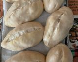 รูปขั้นตอนการทำที่ 2 ของ Burger Bun มาทำเป็น Baguette สำหรับปังยวนยีสต์Sourdough🍔ผสมยีสต์แห้ง