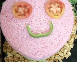 صورة لخطوة 4 من وصفة رز ملون مع شيش طاووئ