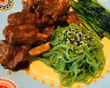 รูปขั้นตอนการทำที่ 4 ของ บะหมี่ซี่โครงหมูตุ๋นน้ำแดงสไตล์เสฉวน คีโต