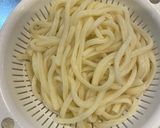 A picture of step 2 of Yaki Udon with Lots of Vegetables for Lunch.